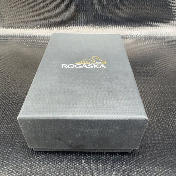 Miller Rogaska Decanter Stopper Clear Lead Crystal Slovenia New in Box Signed - Picture 6 of 13